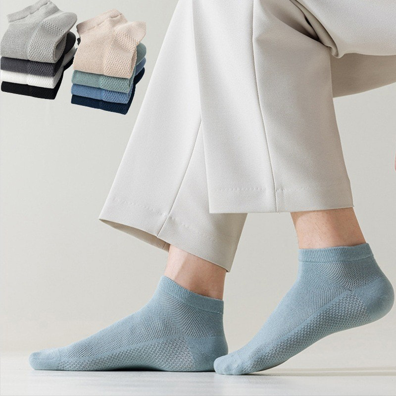 Calzini da uomo in mesh di cotone