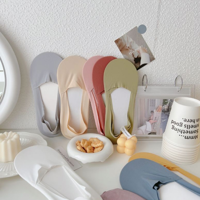 Morandi Silk Splicing Ice Tessuto di seta invisibili